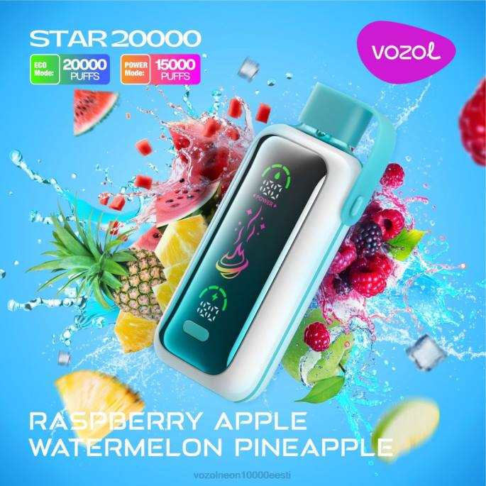 VOZOL STAR 20 000 P4T818 vaarikas õun arbuus ananass Vozol Tallinn