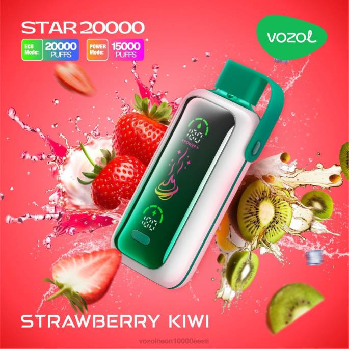 VOZOL STAR 20 000 P4T820 maasika kiivi Vozol Vape Price