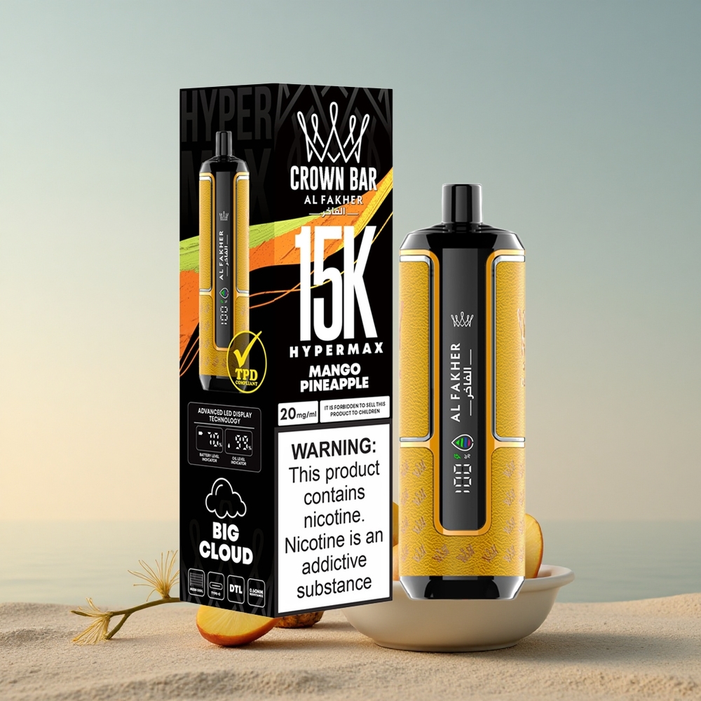 Al Fakher Crown Bar 15K Hypermax Mango Ananass 600mAh 22ml