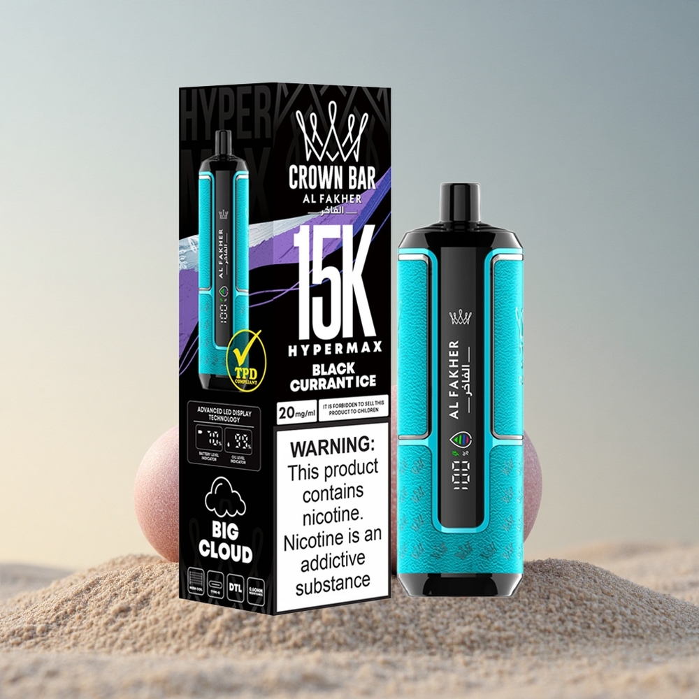 Al Fakher Crown Bar 15K Hypermax Mustika-Marja Jää 600mAh