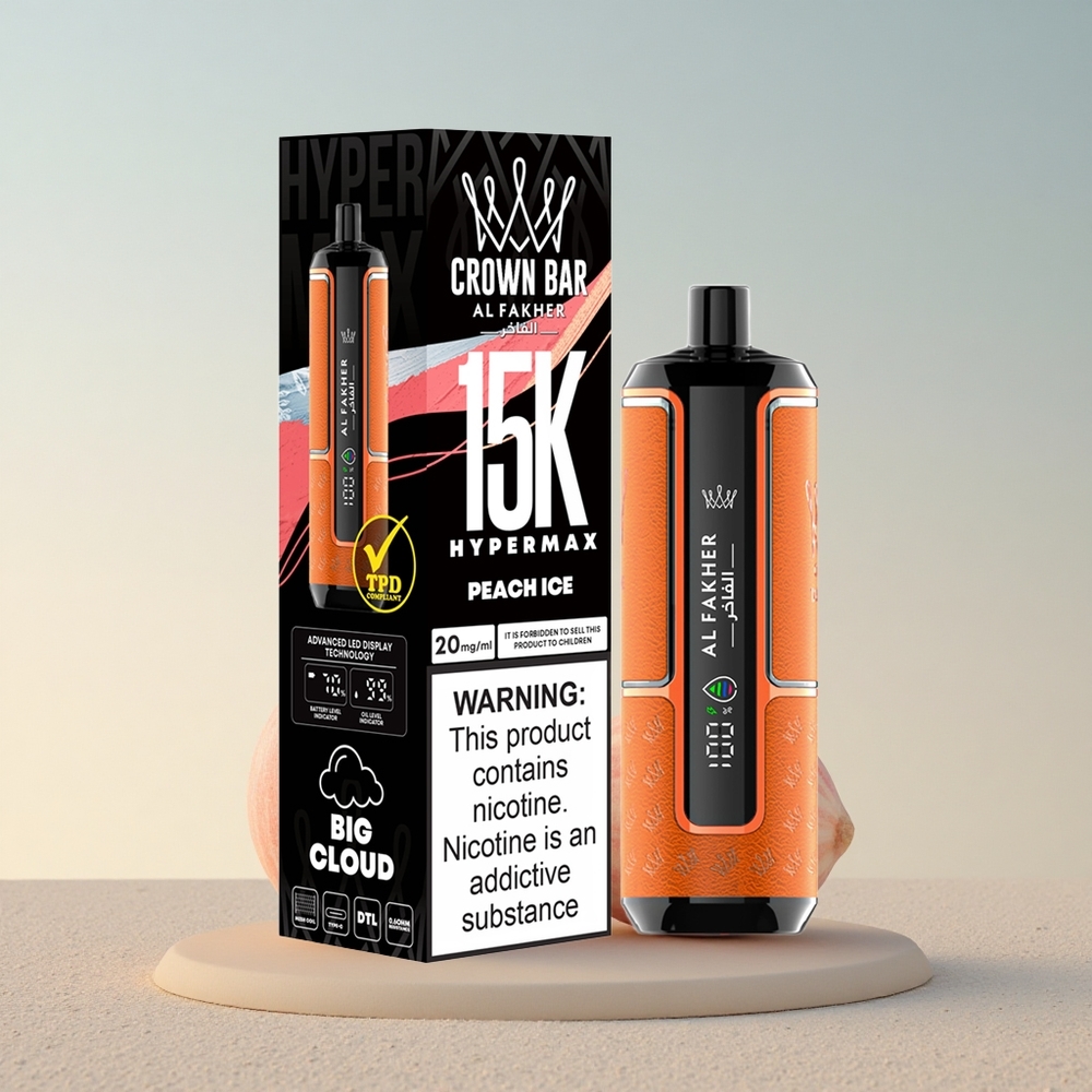 Al Fakher Crown Bar 15K Hypermax Virssinine Jää 600mAh