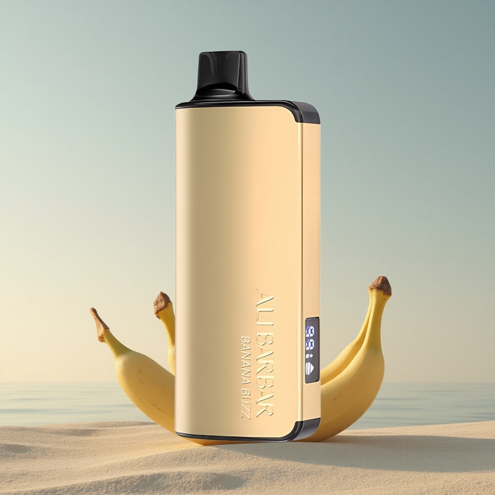 Alibarbar Ingot 9000 Puffs Banaanikägu LED 2350mAh