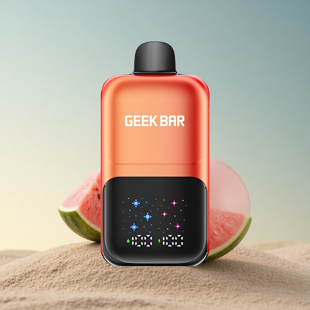 GEEK BAR 2GO 20ml 50000 Puffs Arbuusi Mullikumm-jäätis Koos 20ml Mahutiga, 5% Nikotiini Tugevusega, Laetav