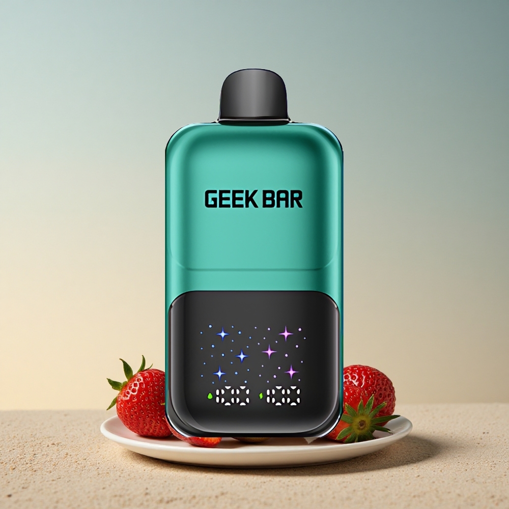 GEEK BAR 2GO 20ml 50000 Puffs Maasikas & Kiivi 20ml 5% nikotiini Laaditav Aku Suur Ekraan