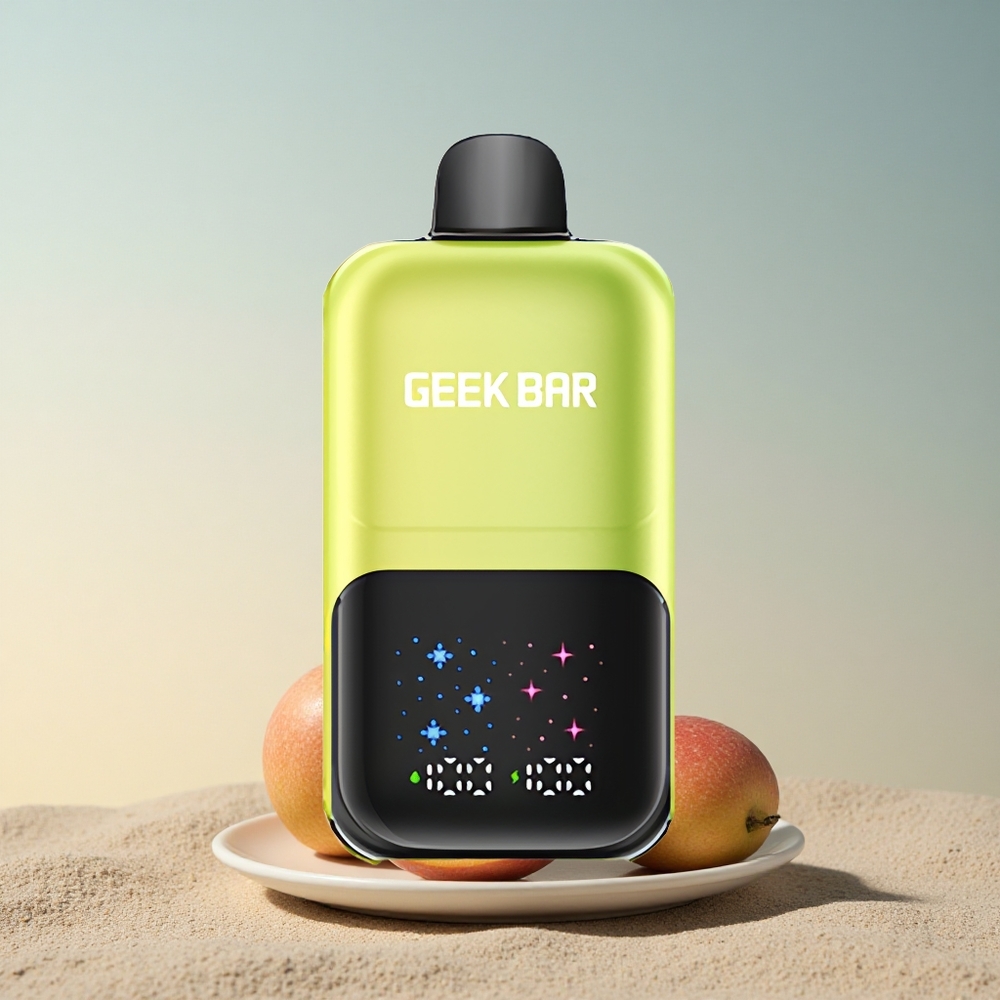 GEEK BAR 2GO 20ml 50000 Puffs Mehhiko Mango Jää reostatav aku ja 5% nikotiini