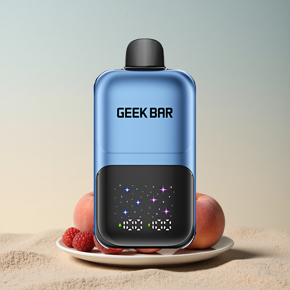 GEEK BAR 2GO 20ml 50000 Puffs Virsi-Marjad Dual Tank 20ml 5% nikotiini laadimisega aku