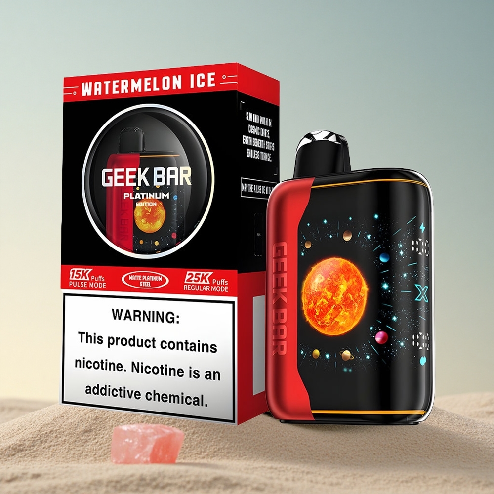 GEEK BAR Platinum Edition 25000 Puffs Arbuusi Jää 20mL 2% nikotiini