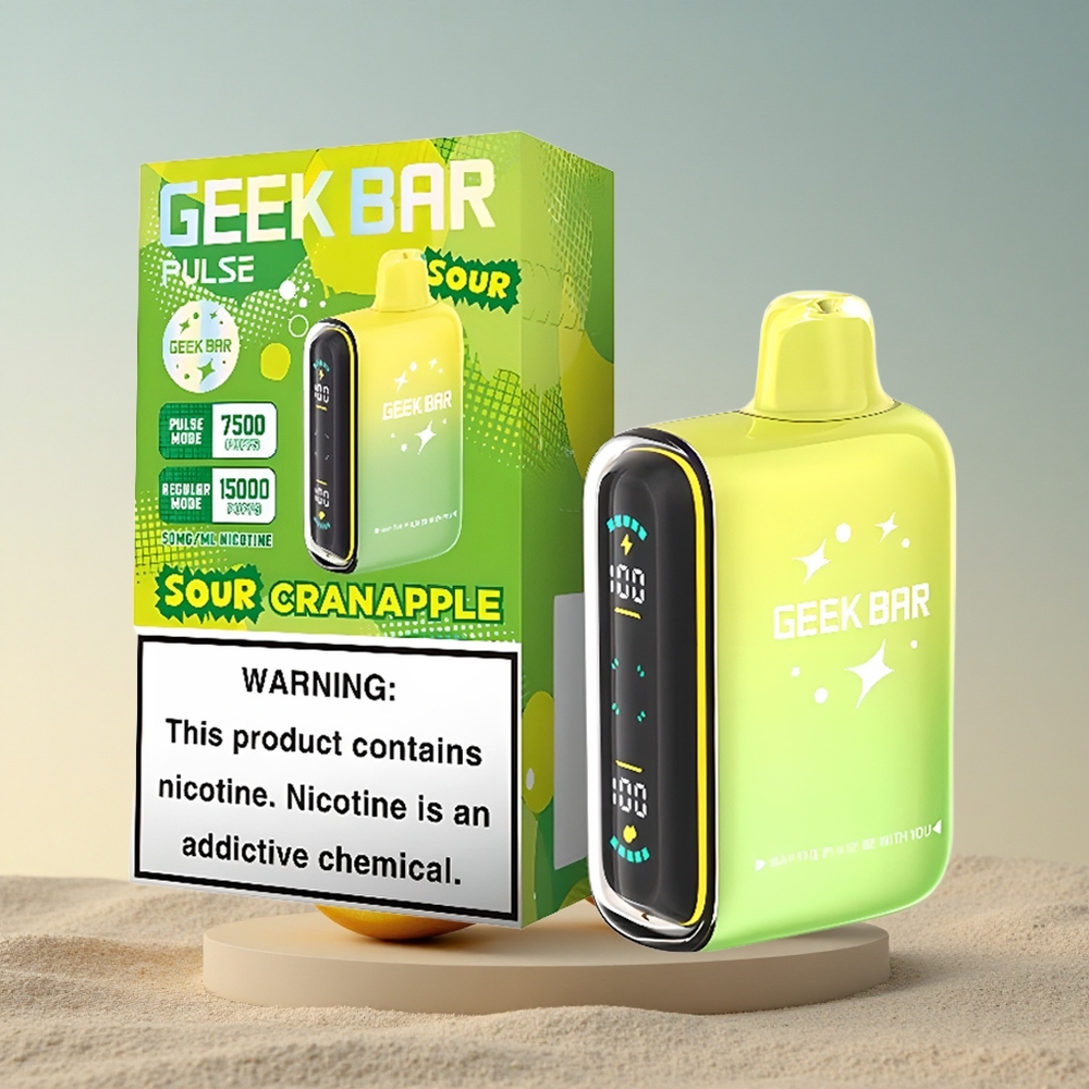 GEEK BAR Pulse 15000 Puffs Hapu Versioon 16ml Nikotiiniga 650mAh