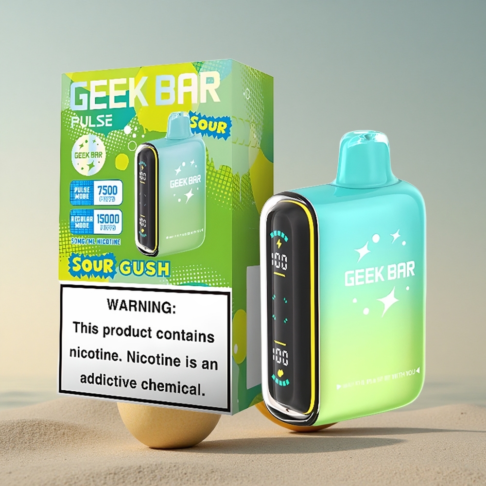 GEEK BAR Pulse 15000 Puffs Hapu Versioon 16ml Nikotiiniga 650mAh