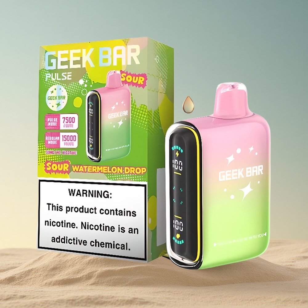 GEEK BAR Pulse 15000 Puffs Hapu Versioon 16ml Nikotiiniga 650mAh