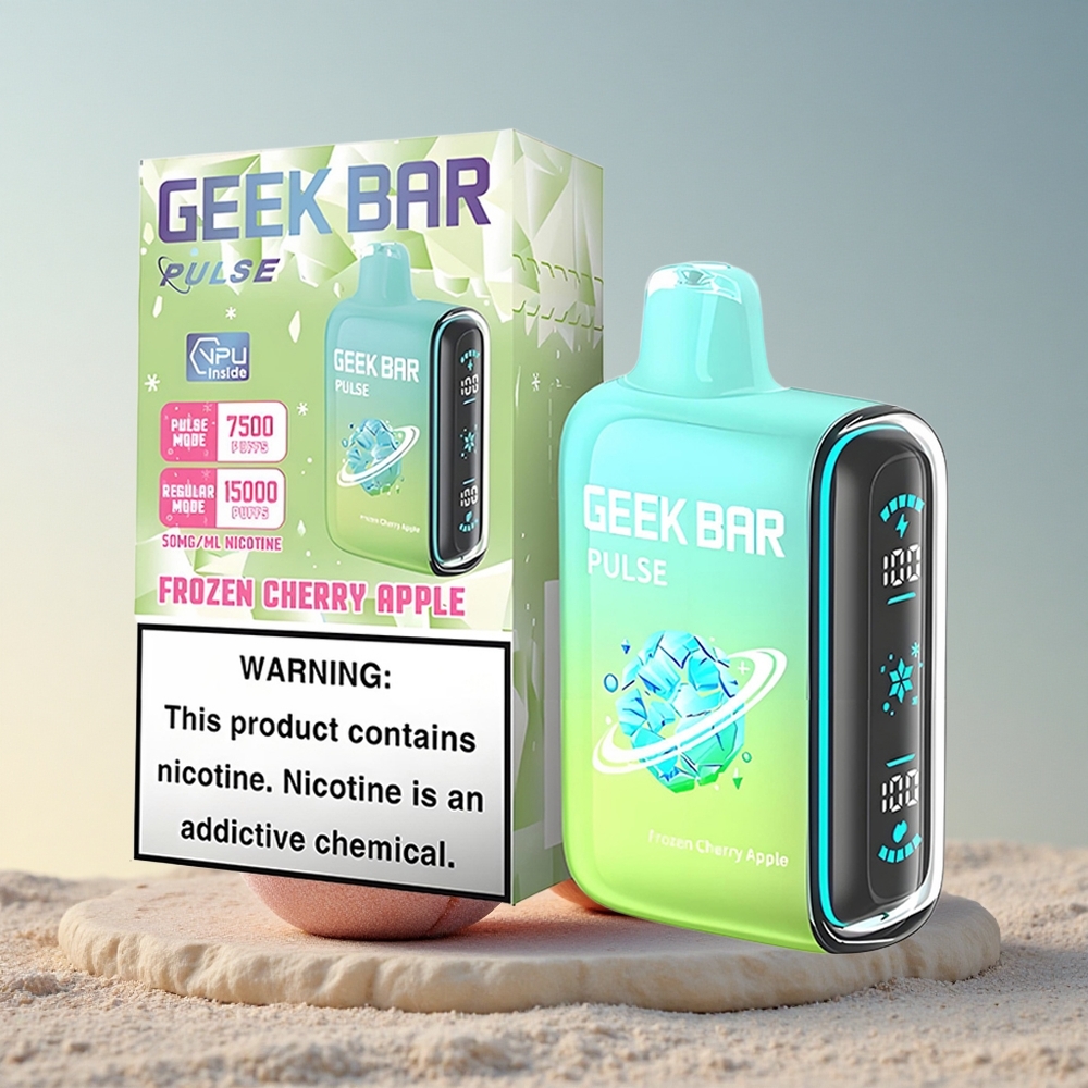 GEEK BAR Pulse 15000 Puffs Jäine Versioon 16ML Nikotiiniga 650mAh