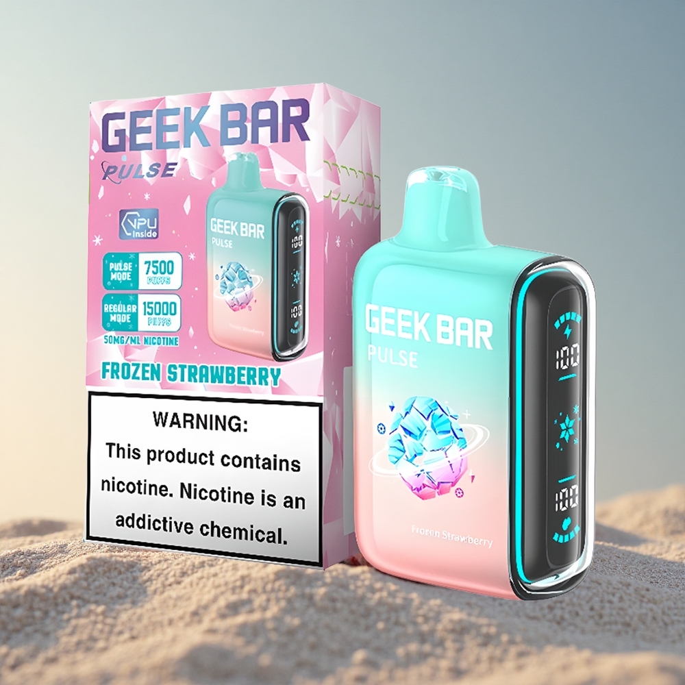 GEEK BAR Pulse 15000 Puffs Jäine Versioon 16ML Nikotiiniga 650mAh