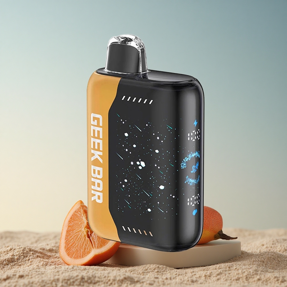 GEEK BAR Pulse X 25000 Puffs Lumevärviga Nikotiinivaba Kahe Võrkkestaga Kõver Ekraan