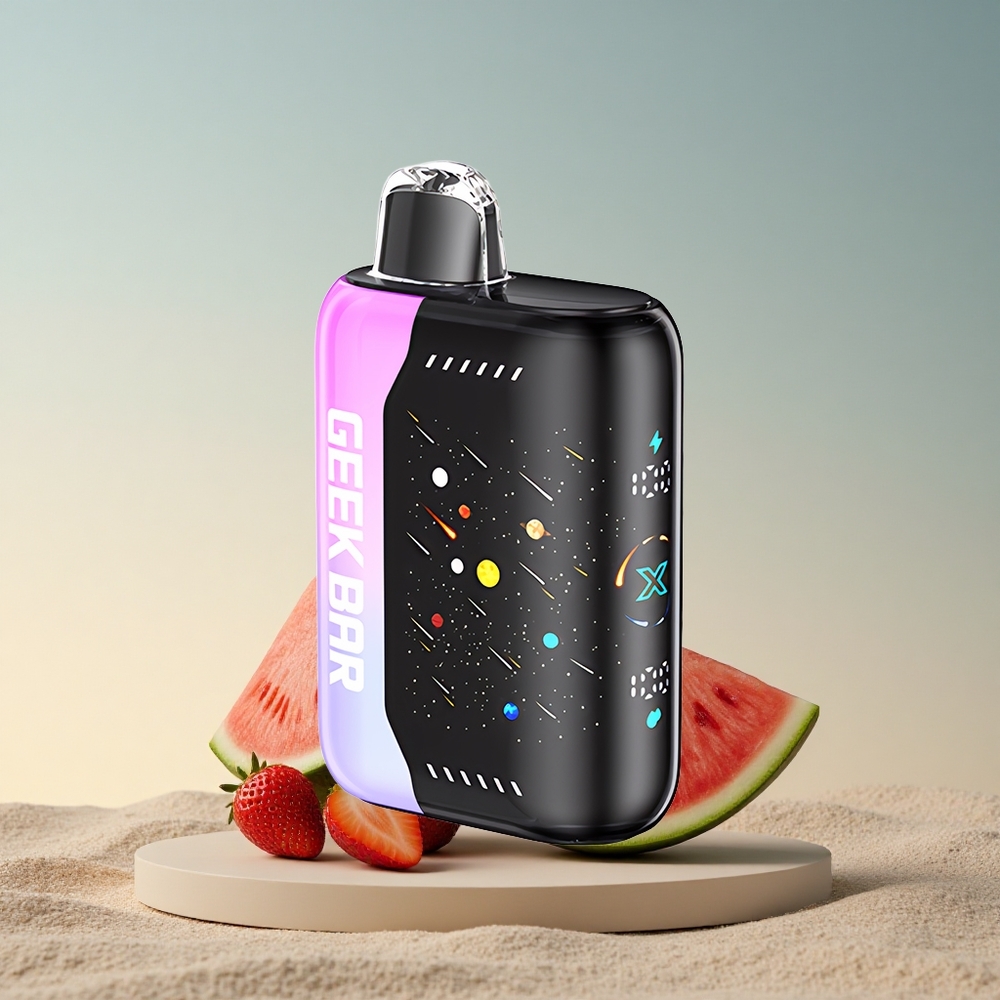 GEEK BAR Pulse X 42K Puffs Meteor Edition Maasika-Arbuusi 5% nikotiini 820mAh