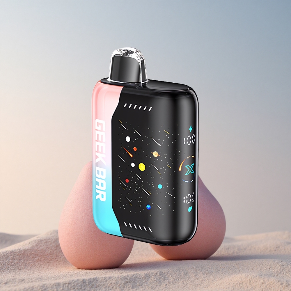 GEEK BAR Pulse X 42K Puffs Meteor Edition Roosa & Sinine 820mAh Kahekordne Võrk Keerutatav Õhuvool 5% Nikotiini