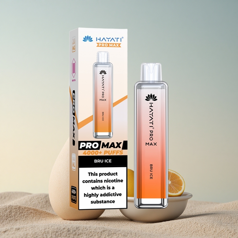 Hayati Pro Max 4000 Puffs Jää Kristall 1400mAh 2ml