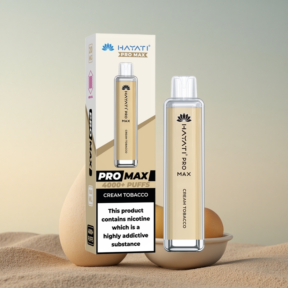 Hayati Pro Max 4000 Puffs Kreem Tubakas 1400mAh 2ml