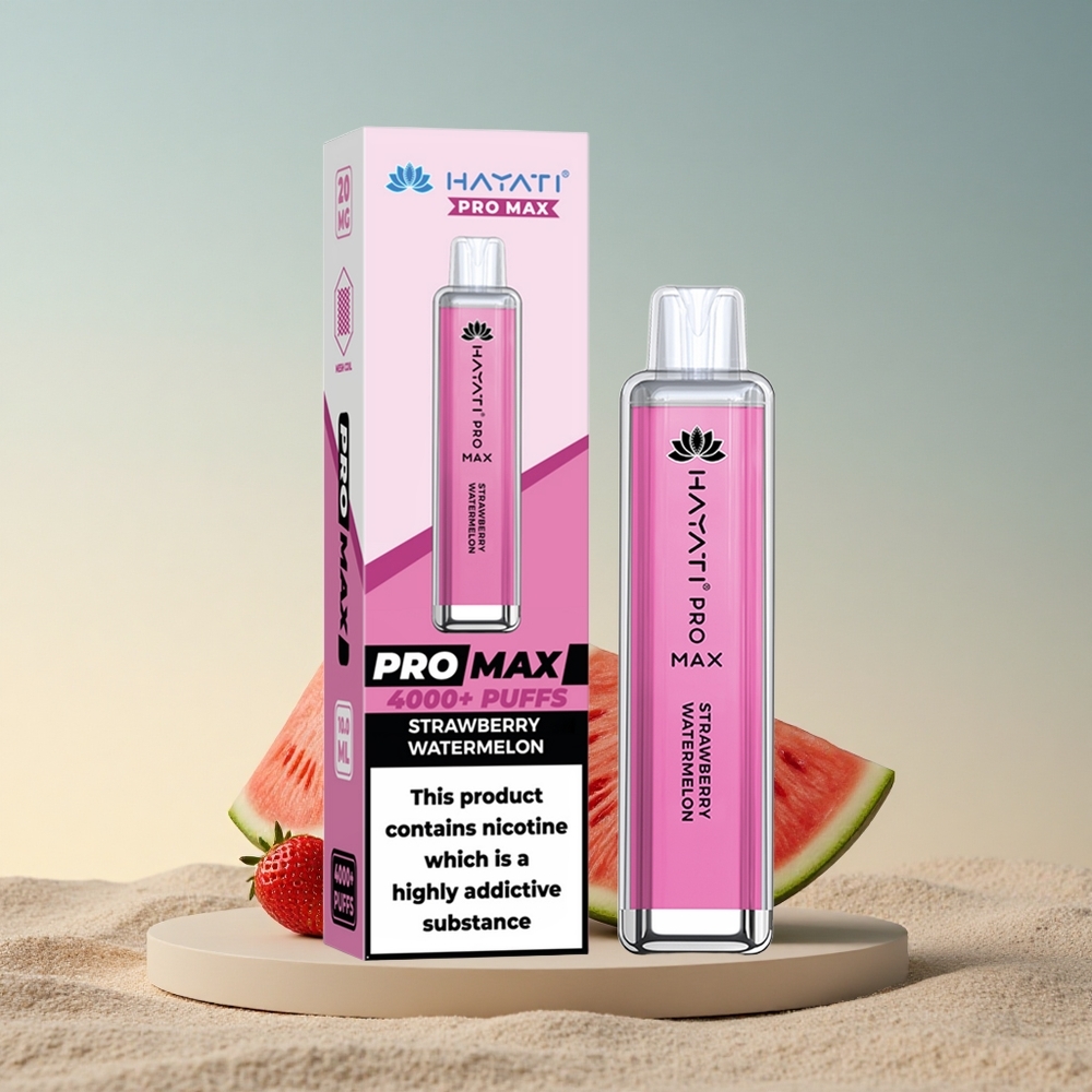 Hayati Pro Max 4000 Puffs Maasika-Arbuus 1400mAh 2ml
