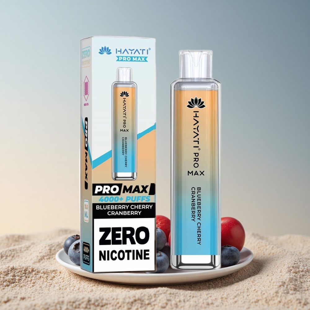 Hayati Pro Max 4000 Puffs Mustika Sinimarija Jõhvikas 2% nikotiini 1400mAh