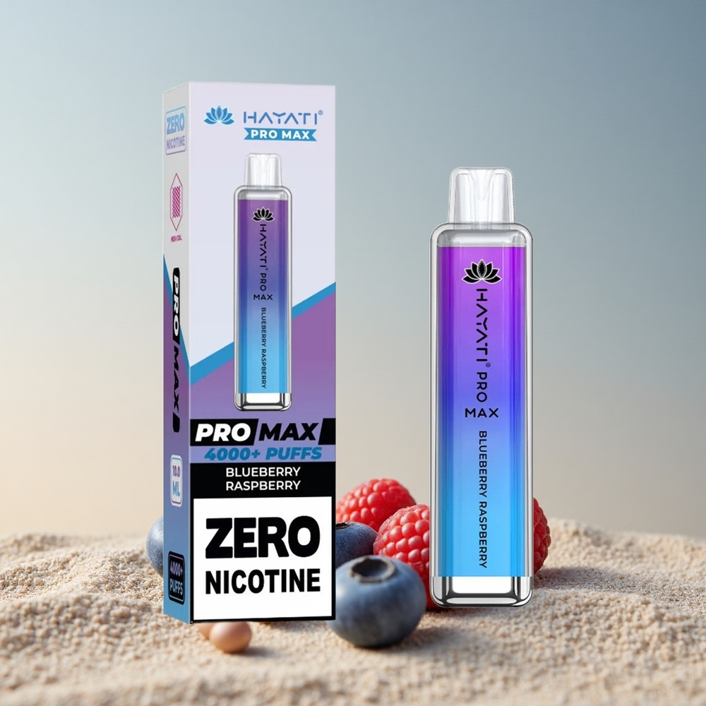 Hayati Pro Max 4000 Puffs Mustikas Vaarikas 5% Nikotiini 1400mAh