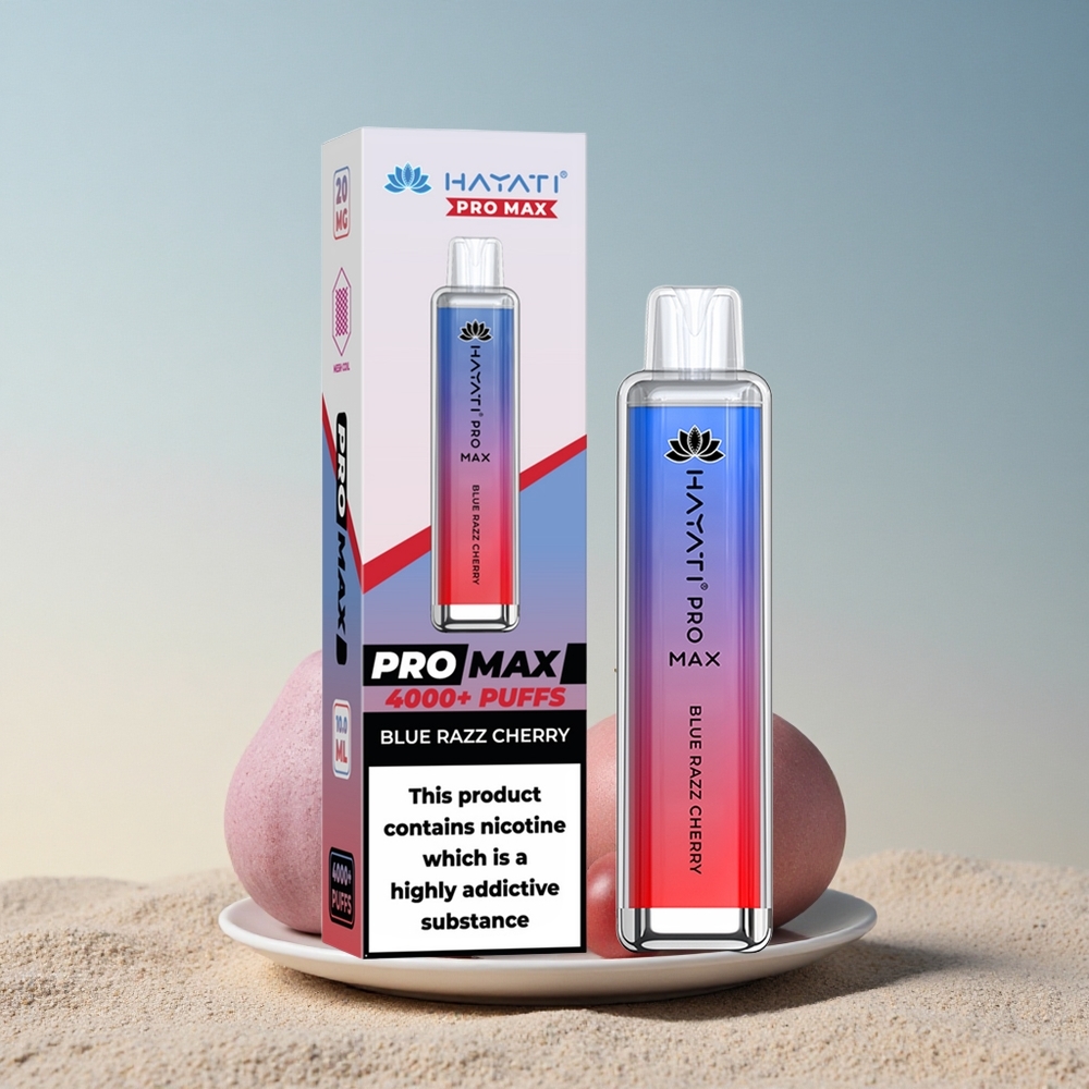 Hayati Pro Max 4000 Puffs Sinine Virsik-Mesh 2% Nikotiini 1400mAh