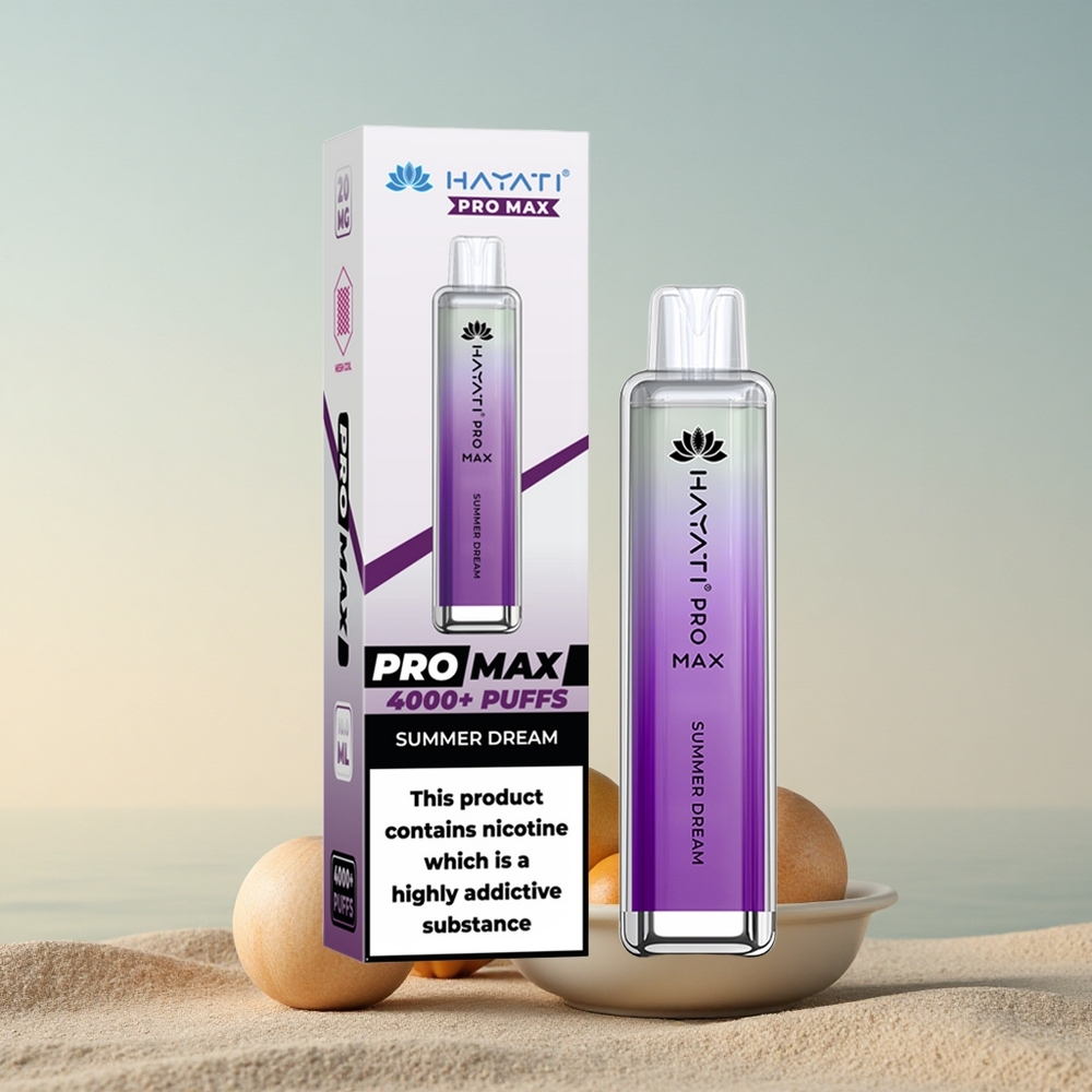 Hayati Pro Max 4000 Puffs Suve Unistus 1400mAh Laaditav