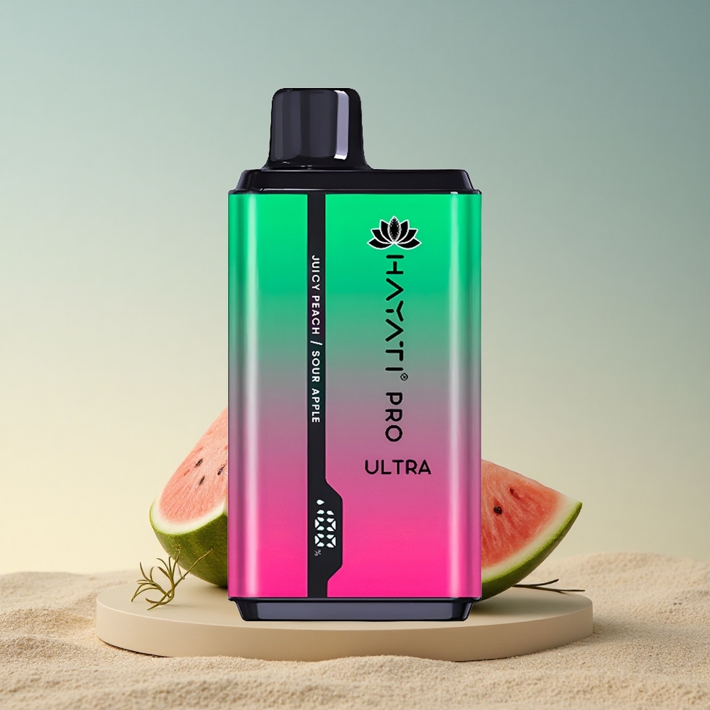 Hayati Pro Ultra 15000 Puffs Arbuusi Kiivi Passioonivilja 850mAh 2% nikotiini