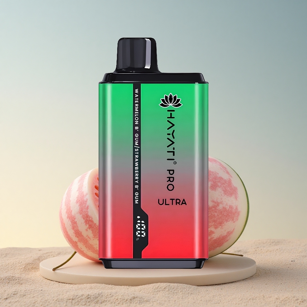 Hayati Pro Ultra 15000 Puffs Arbuusi Mullikomm Maasika Mullikomm 850mAh 24ml 2% nikotiini