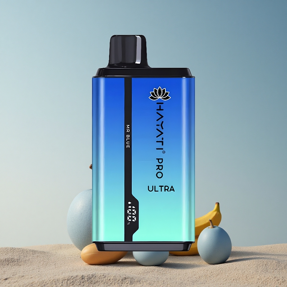 Hayati Pro Ultra 15000 Puffs Härra Sinine 850mAh 24ml Nikotiin 2%
