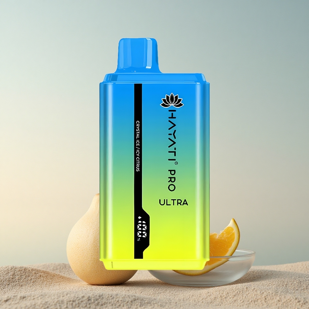 Hayati Pro Ultra 15000 Puffs Jääline Tsitrus 850mAh 2% nikotiini