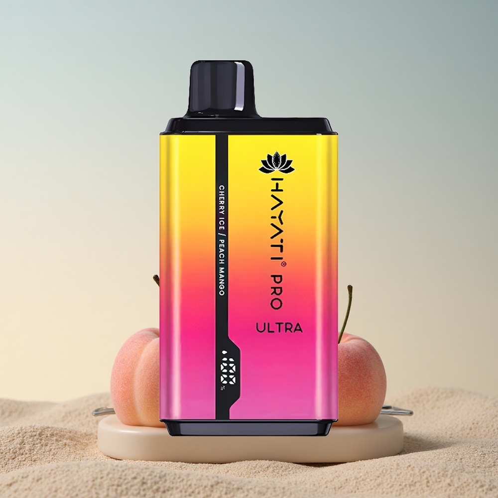 Hayati Pro Ultra 15000 Puffs Kirss-Jää-Virsik-Mango 850mAh 24ml 2% nikotiini