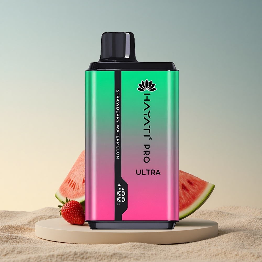 Hayati Pro Ultra 15000 Puffs Maasika-Arbuusi 2% nikotiini 850mAh
