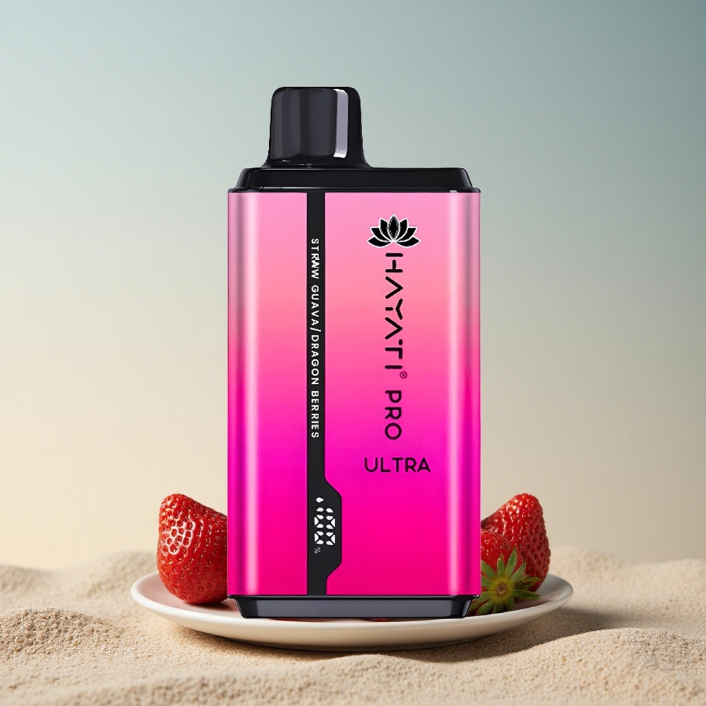 Hayati Pro Ultra 15000 Puffs Maasika Guavva Draakonmarjad 850mAh 24ml 2% nikotiini