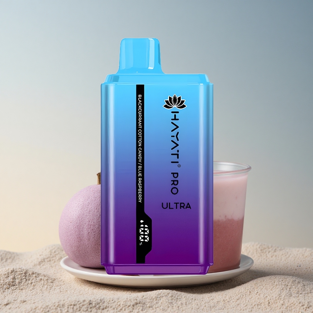 Hayati Pro Ultra 15000 Puffs Mustsõstra Suhkruvatt Sinine Vaarikas 850mAh 2% nikotiini