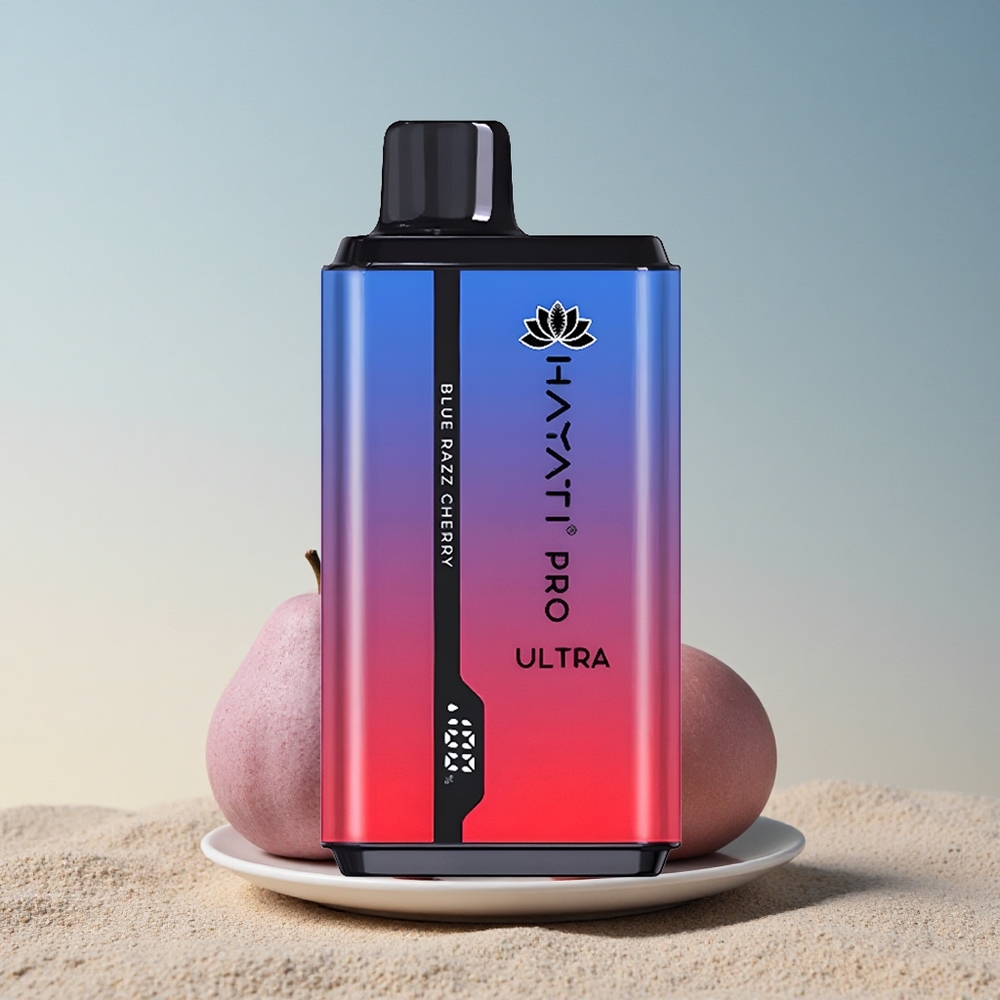 Hayati Pro Ultra 15000 Puffs Sinise Vaarika Mahla 850mAh 24ml Nikotiin 2%