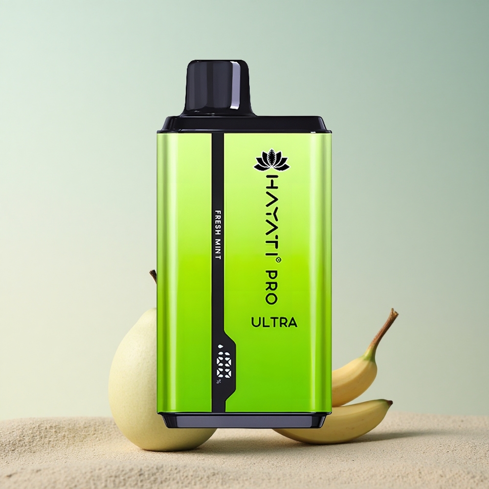 Hayati Pro Ultra 15000 Puffs Värske Münt 850mAh 2% nikotiini