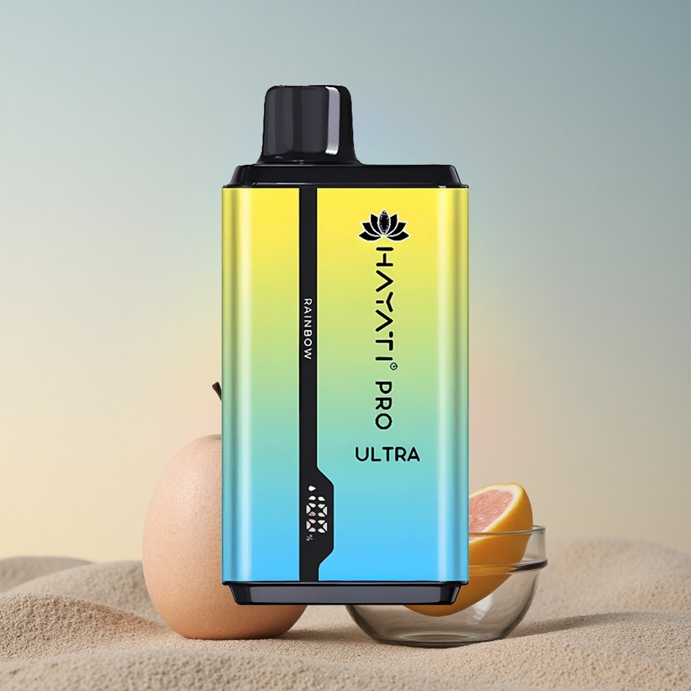 Hayati Pro Ultra 15000 Puffs Vikerkaare 2% nikotiini 850mAh