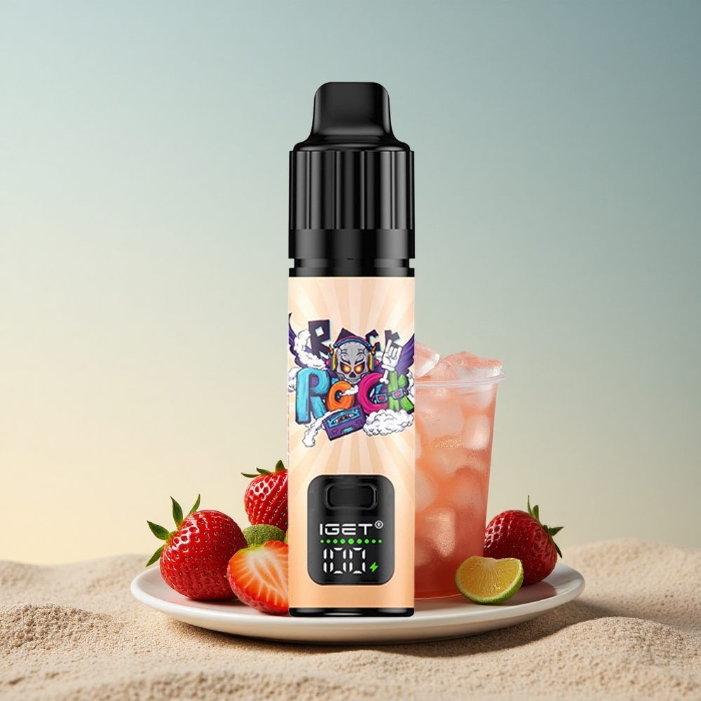 IGET BAR PLUS S3 POD 10000 Puffs Maasika-Kiivi Jää 50mg Nikotiini 950mAh