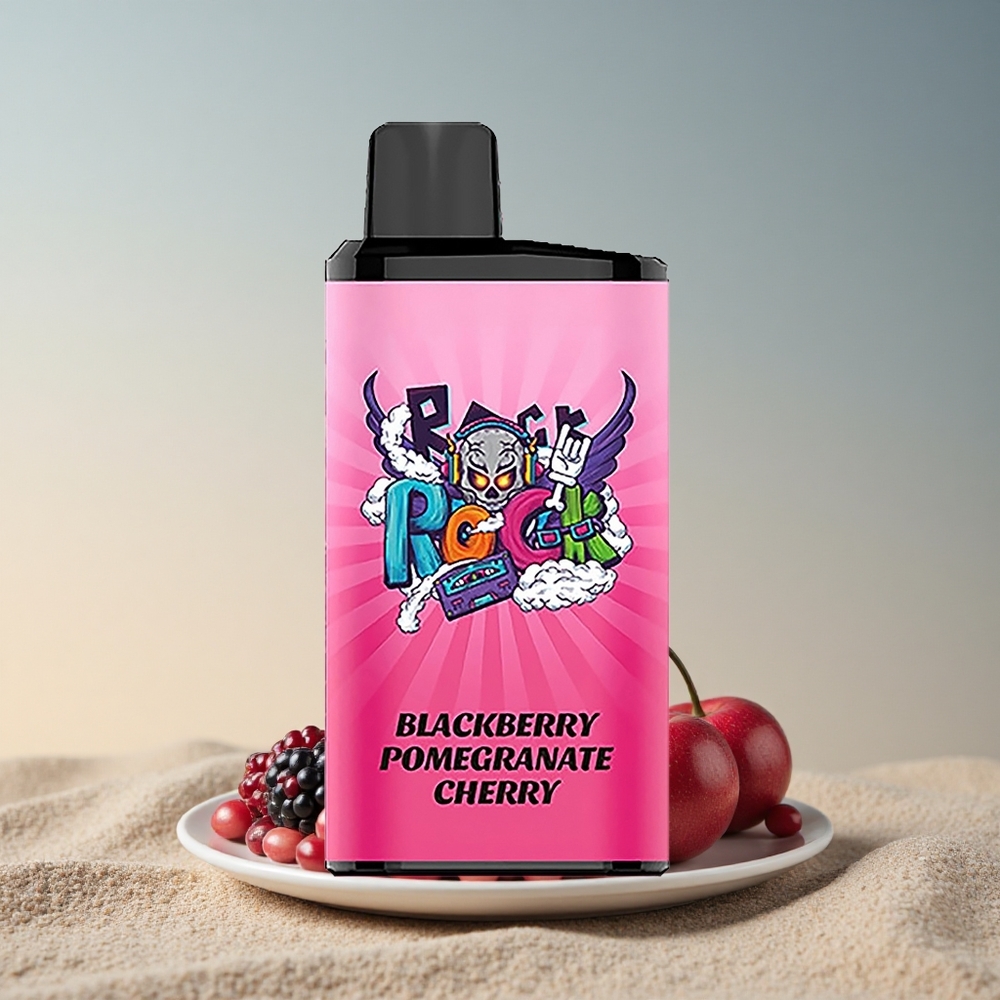 IGET Bar Pro 10000 Puffs Must Põõsamust Punane Granaatõun Kirss 2000 mAh