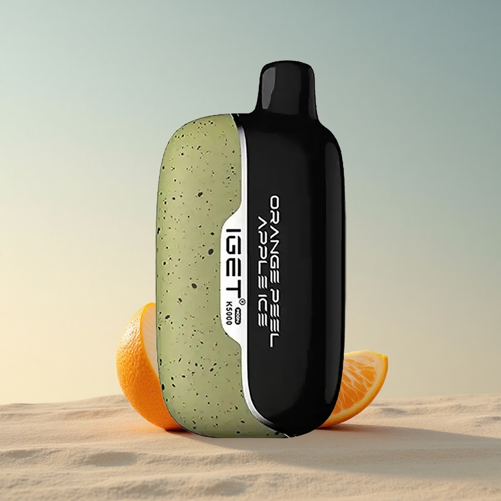 IGET Moon K5000 Puffs Apelsinikoore õunajää 81.5g PC 1.35 Ohm