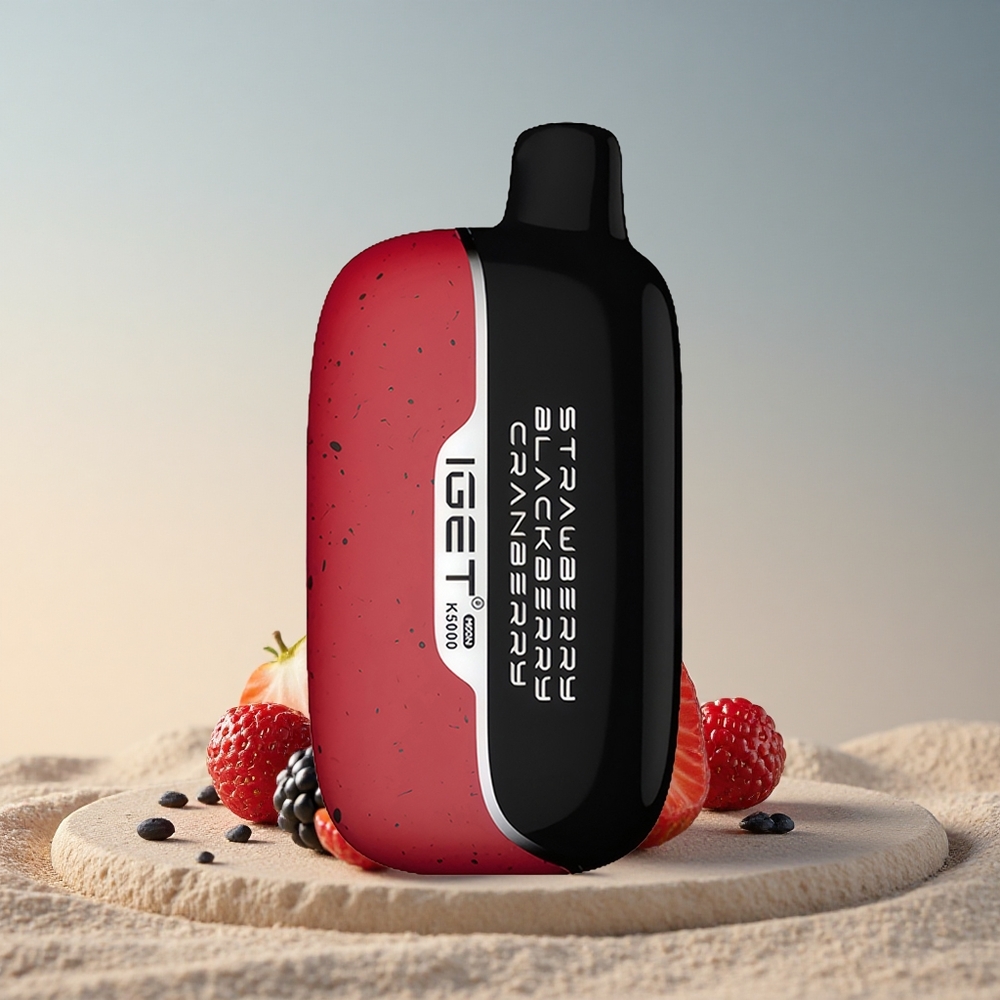 IGET Moon K5000 Puffs Maasikas Mustikas Jõhvika 81.5g PC 1.35 Ohm