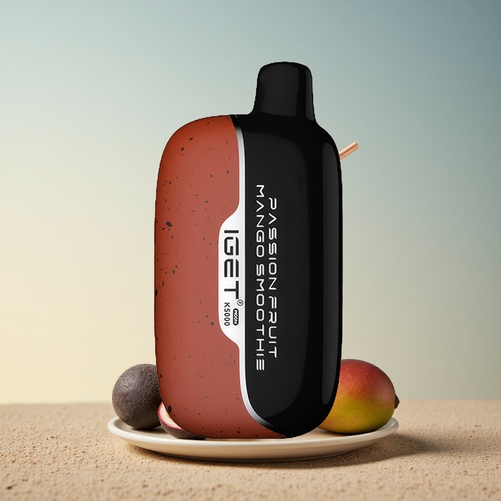 IGET Moon K5000 Puffs Mango-Maracuuja Smoothie PC-materjal 81.5g