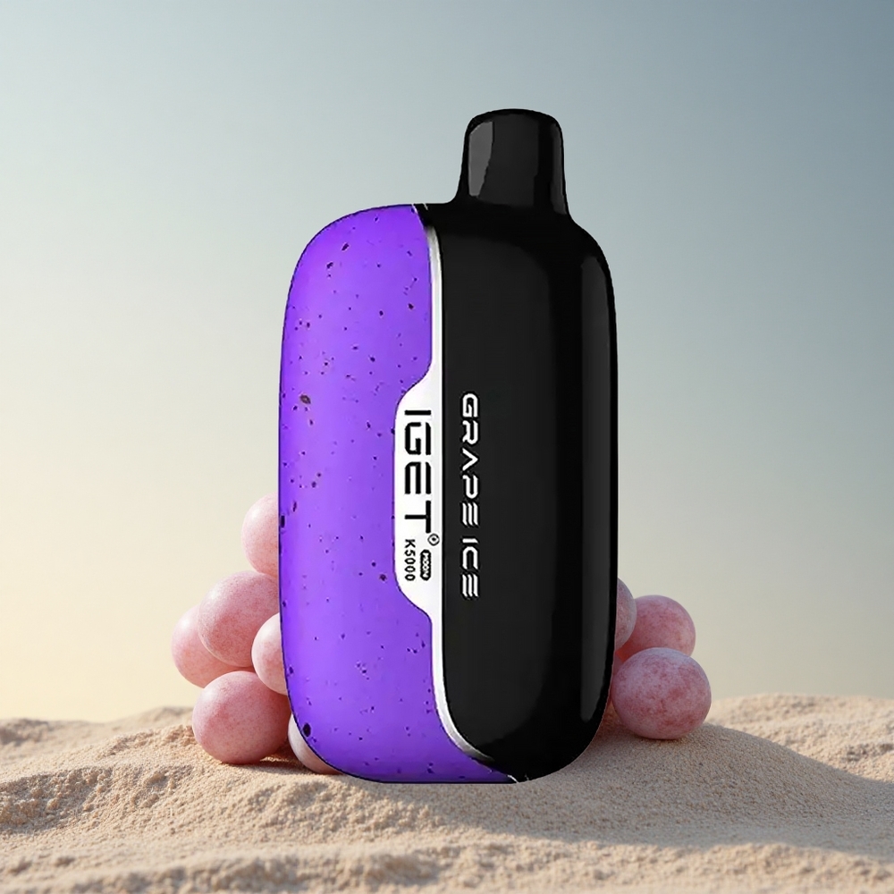 IGET Moon K5000 Puffs Viinamäe-Jää 81.5g 1.35 Ohm Mesh