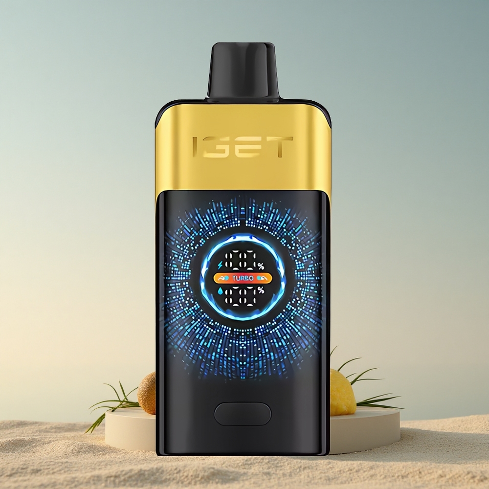 IGET ONE 12000 Puffs Kiivi-Ananass 2700mAh Kõver Ekraan