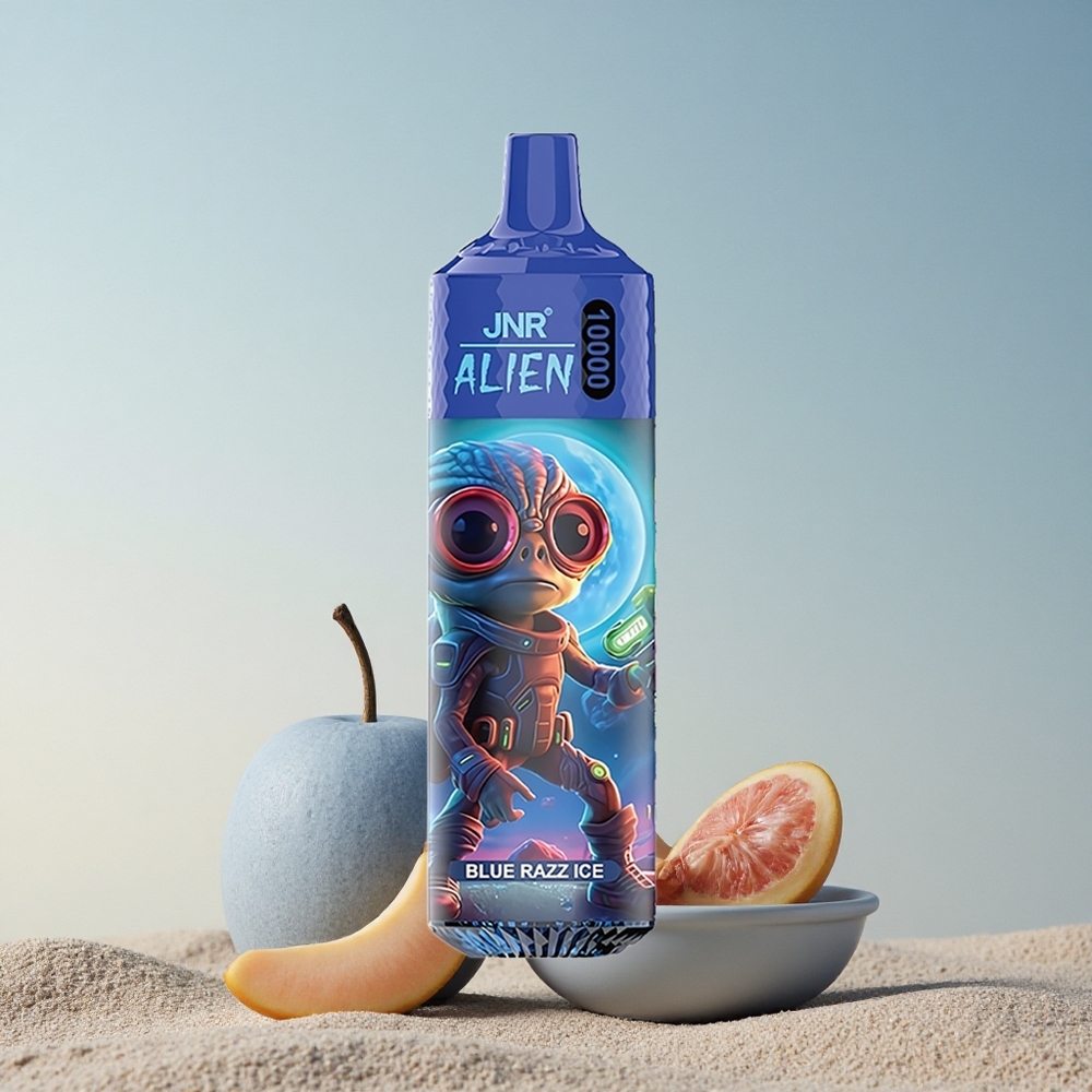 JNR Alien 10000 Sinine Maasikamahl Jää 850mAh 20ml