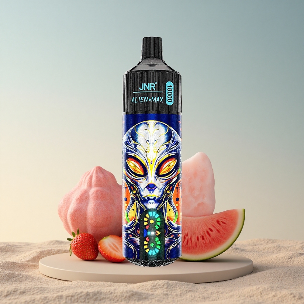 JNR Alien Max 18000 Maasika-Arbuusi Närimiskum Dual Mesh & 850mAh