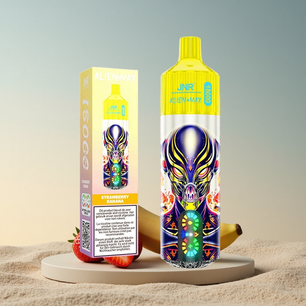 JNR Alien Max 18000 Maasikas-Banaan Dual Mesh 850mAh