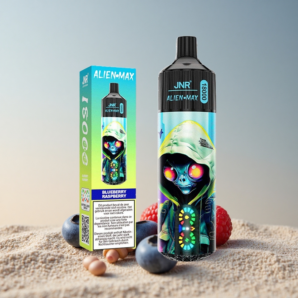 JNR Alien Max 18000 Mustika Vaarikas 850mAh 28ml Tüüp-C