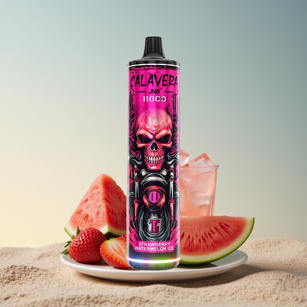 JNR Calavera 11000 Maasika-Arbuusi Jää 850 mAh 21ml 1.0ohm Nikotiinivaba