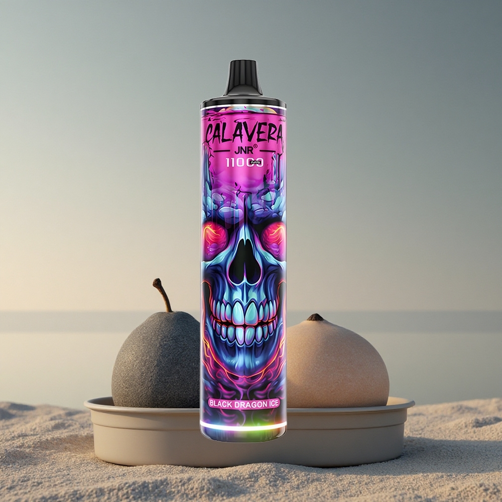 JNR Calavera 11000 Must Draakon Jää 21ml 850mAh 0-5% nikotiini